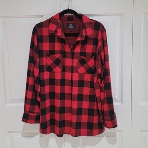 Members Mark Favorite Buffalo Plaid Button Up, EUC, XL